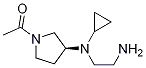 1-{(S)-3-[(2-AMino-ethyl)-cyclopropyl-aMino]-pyrrolidin-1-yl}-ethanone Struktur