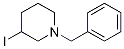 1-ベンジル-3-ヨードピペリジン 化学構造式