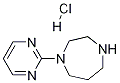 1-嘧啶-2-基-[1,4]二氮杂环庚烷盐酸盐, 1353954-62-7, 结构式