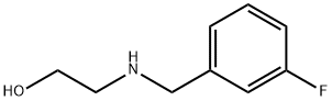 2-(3-Fluoro-benzylaMino)-ethanol Structure
