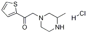 2-(3-甲基-哌嗪-1-基)-1-噻吩-2-基-乙酮盐酸盐, 1353979-85-7, 结构式
