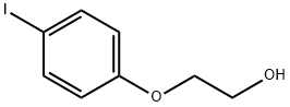 2-(4-碘苯氧基)乙醇 结构式