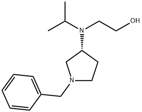 2-[((R)-1-Benzyl-pyrrolidin-3-yl)-isopropyl-aMino]-ethanol Struktur