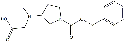 3-(CarboxyMethyl-Methyl-aMino)-pyrrolidine-1-carboxylic acid benzyl ester|