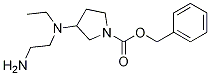 3-[(2-AMino-ethyl)-ethyl-aMino]-pyrrolidine-1-carboxylic acid benzyl ester Structure