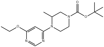 1353952-97-2 4-(6-乙氧基-嘧啶-4-基)-3-甲基-哌嗪-1-羧酸叔丁酯