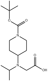 4-(CarboxyMethyl-isopropyl-aMino)-piperidine-1-carboxylic acid tert-butyl ester|