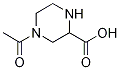 4-Acetyl-piperazine-2-carboxylic acid Structure