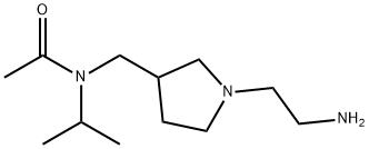 N-[1-(2-AMino-ethyl)-pyrrolidin-3-ylMethyl]-N-isopropyl-acetaMide Struktur