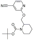 2-(4-氰基吡啶-2-基氧基甲基)-哌啶-1-羧酸叔丁基酯, 1289386-06-6, 结构式