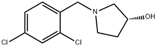 (R)-1-(2,4-Dichloro-benzyl)-pyrrolidin-3-ol Struktur