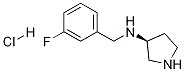 (3-Fluoro-benzyl)-(S)-pyrrolidin-3-yl-amine hydrochloride Structure