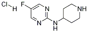 (5-Fluoro-pyrimidin-2-yl)-piperidin-4-yl-amine hydrochloride Struktur