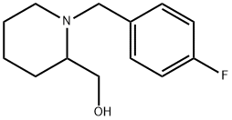 [1-(4-Fluoro-benzyl)-piperidin-2-yl]-methanol Struktur