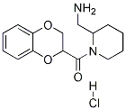 (2-氨甲基哌啶-1-基)-(2,3-二氢-苯并[1,4]二氧杂环己-2-基)-甲酮盐酸盐 结构式