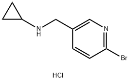 (6-BroMo-pyridin-3-ylMethyl)-cyclopropyl-aMine hydrochloride Structure