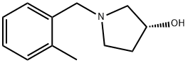 (R)-1-(2-甲基-苄基)-吡咯烷-3-醇 结构式