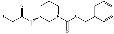(R)-3-(2-Chloro-acetylaMino)-piperidine-1-carboxylic acid benzyl ester Structure