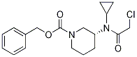 (R)-3-[(2-Chloro-acetyl)-cyclopropyl-aMino]-piperidine-1-carboxylic acid benzyl ester Struktur