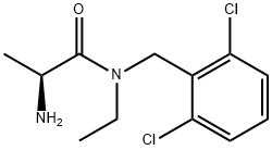 (S)-2-AMino-N-(2,6-dichloro-benzyl)-N-ethyl-propionaMide Struktur