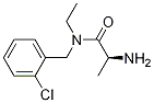 (S)-2-AMino-N-(2-chloro-benzyl)-N-ethyl-propionaMide 化学構造式
