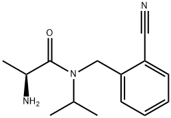 (S)-2-AMino-N-(2-cyano-benzyl)-N-isopropyl-propionaMide Structure
