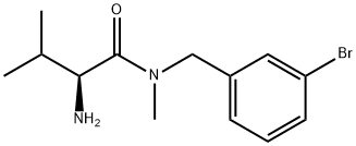 (S)-2-AMino-N-(3-broMo-benzyl)-3,N-diMethyl-butyraMide Structure