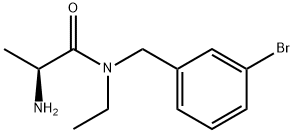 (S)-2-AMino-N-(3-broMo-benzyl)-N-ethyl-propionaMide Struktur