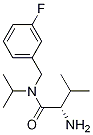 (S)-2-AMino-N-(3-fluoro-benzyl)-N-isopropyl-3-Methyl-butyraMide Struktur
