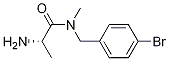 (S)-2-氨基-N-(4-溴苄基)-N-甲基丙酰胺, 1308381-80-7, 结构式