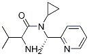 (S)-2-AMino-N-cyclopropyl-3-Methyl-N-(1-pyridin-2-yl-ethyl)-butyraMide Struktur