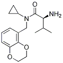 (S)-2-AMino-N-cyclopropyl-N-(2,3-dihydro-benzo[1,4]dioxin-5-ylMethyl)-3-Methyl-butyraMide Struktur