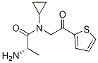 (S)-2-AMino-N-cyclopropyl-N-(2-oxo-2-thiophen-2-yl-ethyl)-propionaMide Struktur