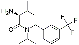 (S)-2-AMino-N-isopropyl-3-Methyl-N-(3-trifluoroMethyl-benzyl)-butyraMide 化学構造式