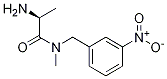 (S)-2-氨基-N-甲基-N-(3-硝基苄基)丙酰胺 结构式