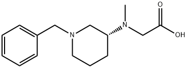 [((R)-1-Benzyl-piperidin-3-yl)-Methyl-aMino]-acetic acid 结构式