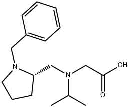 [((S)-1-Benzyl-pyrrolidin-2-ylMethyl)-isopropyl-aMino]-acetic acid Structure