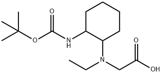 [(2-tert-ButoxycarbonylaMino-cyclohexyl)-ethyl-aMino]-acetic acid Structure