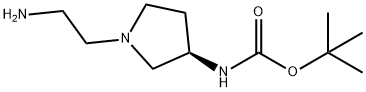 [(R)-1-(2-AMino-ethyl)-pyrrolidin-3-yl]-carbaMic acid tert-butyl ester Struktur