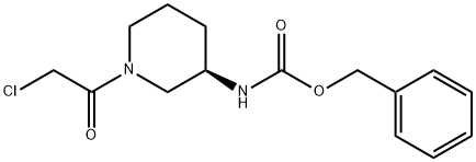 [(R)-1-(2-Chloro-acetyl)-piperidin-3-yl]-carbaMic acid benzyl ester Structure