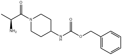 [1-((S)-2-AMino-propionyl)-piperidin-4-yl]-carbaMic acid benzyl ester Struktur