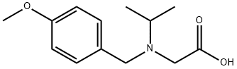 [Isopropyl-(4-Methoxy-benzyl)-aMino]-acetic acid Struktur