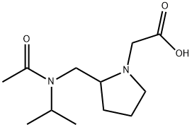 {2-[(Acetyl-isopropyl-aMino)-Methyl]-pyrrolidin-1-yl}-acetic acid Structure