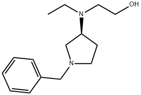 2-[((S)-1-Benzyl-pyrrolidin-3-yl)-ethyl-aMino]-ethanol Struktur
