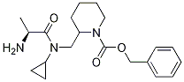 2-{[((S)-2-AMino-propionyl)-cyclopropyl-aMino]-Methyl}-piperidine-1-carboxylic acid benzyl ester Structure