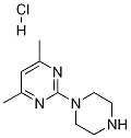 4,6-DiMethyl-2-piperazin-1-yl-pyriMidine hydrochloride Structure