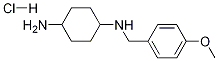 N-(4-甲氧基-苄基)-环己烷-1,4-二胺盐酸盐, 1353984-43-6, 结构式
