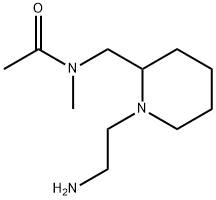 N-[1-(2-AMino-ethyl)-piperidin-2-ylMethyl]-N-Methyl-acetaMide 化学構造式