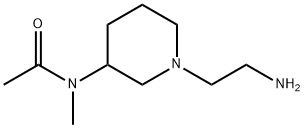 N-[1-(2-AMino-ethyl)-piperidin-3-yl]-N-Methyl-acetaMide Struktur