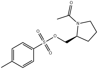 甲苯-4-磺酸(S)-1-乙酰基-吡咯烷-2-基甲基酯, 1353994-74-7, 结构式